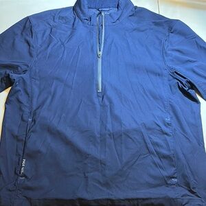 Men's Blue Polo Golf Ralph Lauren Half-Zip Jacket